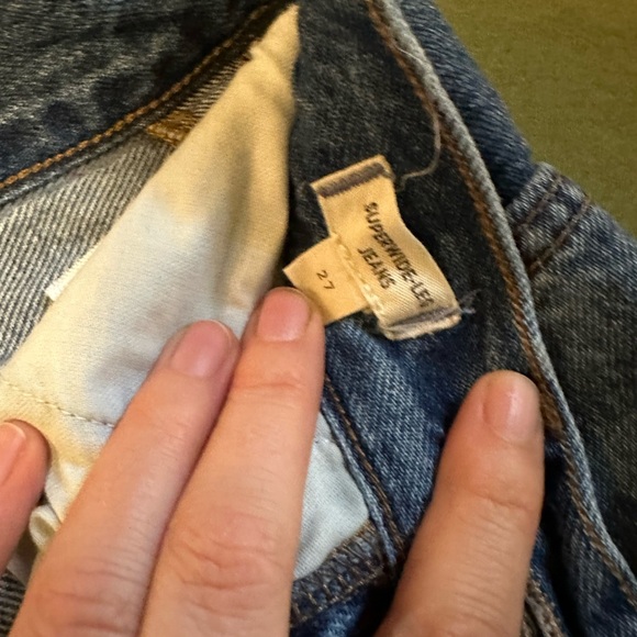 Super wide leg jeans sz 27 - Picture 4 of 6